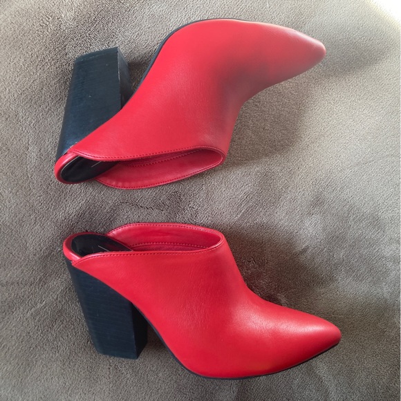 Report Ivara red point toe block heel mules - Picture 5 of 12